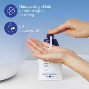 Sapune lichid NIVEA Creme Soft 500 ml cu ulei de migdale, pH neutru - Img 6