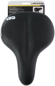 Sattel Bicicleta Dunlop, Negru, 26.5x18.5 cm, Gel pentru Confort - Img 2