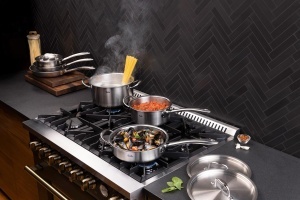 Sauteuse Fissler M5 Pro-Ply 24 cm, inox 1810, inductie, capacitate mare - Img 7