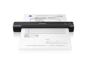 Scanner documente portabil Epson Workforce ES-50, 600 dpi, USB, negru