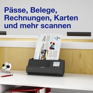 Scanner Wi-Fi Epson ES-C320W Negru Duplex A4 Compact - Img 8
