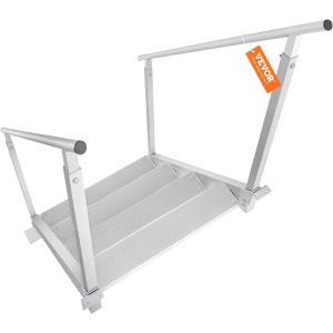 Scara de acces la apa VEVOR cu 4 trepte, 250 kg, din aluminiu, cu manere - Img 9