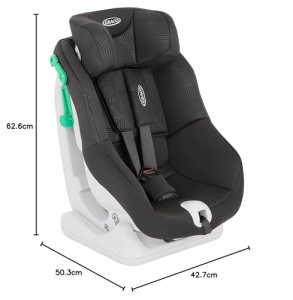 Scaun auto copii Graco Extend LX R129 2-in-1 Negru Midnight 0-4 ani - Img 9
