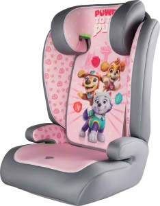 Scaun auto copii Tataway Paw Patrol, 15-36 kg, reglabil, roz