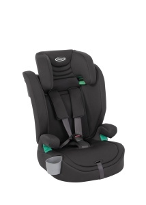 Scaun auto Graco Eldura R129, 76-150 cm, negru, cu sistem 5 puncte
