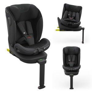 Scaun auto Kinderkraft I-360 4-in-1, pentru copii 0-12 ani, negru