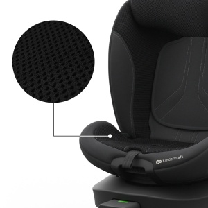 Scaun auto Kinderkraft I-360 4-in-1, pentru copii 0-12 ani, negru - Img 11