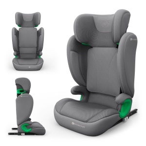 Scaun Auto Kinderkraft JUNIOR FIX 2 PRO, 100-150 cm, H-GUARD, Culoare Gri
