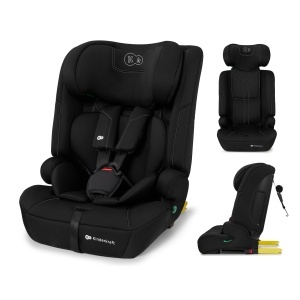 Scaun auto Kinderkraft SAFETY FIX 3 PRO 9-36 kg ISOFIX Top Tether Negru