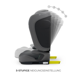 Scaun auto Kinderkraft UNITY 2 i-Size pliabil 100-150 cm gri reglare tetiera si spatar - Img 2