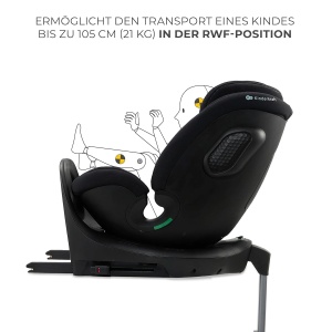 Scaun auto Kinderkraft XRIDER2 I-SIZE 40-150 cm, 5-Puncte, Negru - Img 3