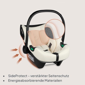 Scaun Auto Lionelo Astrid i-Size cu Baza ISOFIX, 40-87 cm, 3-Puncte, Dri-Seat - Img 4