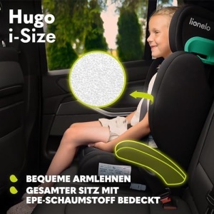 Scaun Auto Lionelo Hugo i-Size pentru copii 100-150 cm, cu ISOFIX, 8 pozitii - Img 10