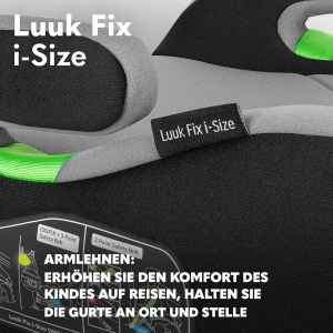 Scaun auto LIONELO LUUK FIX i-Size pentru copii, 22-36 kg, cu ISOFIX - Img 3