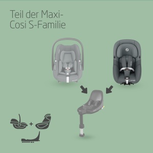 Scaun Auto Maxi-Cosi Pearl S, 3 luni - 4 ani, 5 pozitii, G-CELL, Tonal Graphite - Img 7