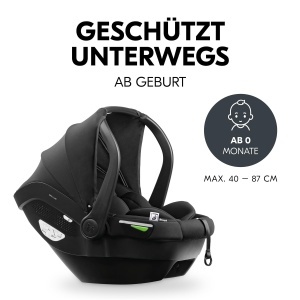 Scaun auto pentru bebelusi Hauck Drive N Care i-Size, 0-13 kg, Negru - Img 3