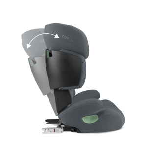 Scaun auto pentru copii CBX by CYBEX Solution X i-Fix, 3-12 ani, 15-50 kg, Gri - Img 9