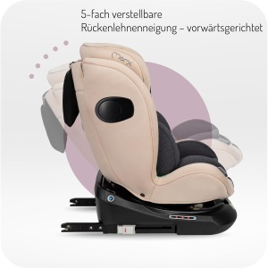 Scaun auto pentru copii MoMi EMI, 0-12 ani, 360 rotativ, ISOFIX, 3-36 kg - Img 8