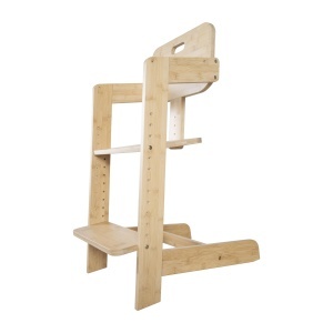 Scaun de masa Babyhochstuhl Nature Up - Bambus FSC, Abatabil, 70 kg - Img 2