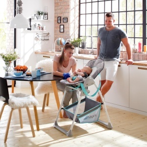 Scaun de masa copii Hauck Sit N Relax 2in1, reglabil, cu role si cos depozitare - Img 2