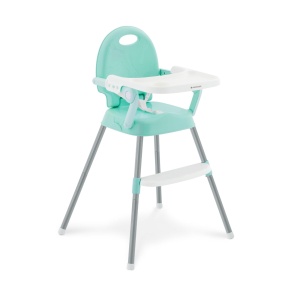 Scaun de masa copii KikkaBoo Spoony 3in1 reglabil pliabil verde menta