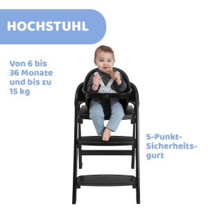 Scaun de masa evolutiv Chicco Crescendo Lite, 3 configuratii, compact si ajustabil - Img 3