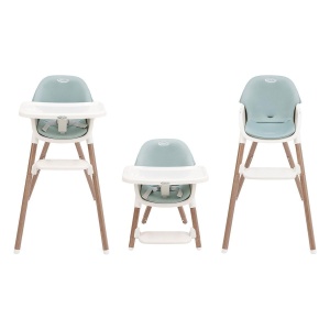 Scaun de masa Graco Presti 3-in-1, 6 luni - 6 ani, compact, usor, Duck Egg