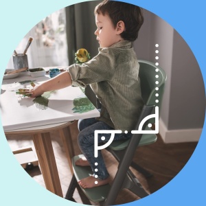 Scaun de masa Kinderkraft LIVY, 4in1, Ergonomic, Capacitate 110 kg, Design Minimalist - Img 3