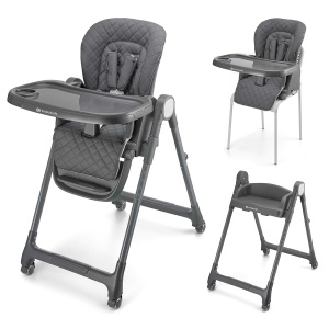 Scaun de masa Kinderkraft TULO 3-in-1, 5 inaltimi, gri