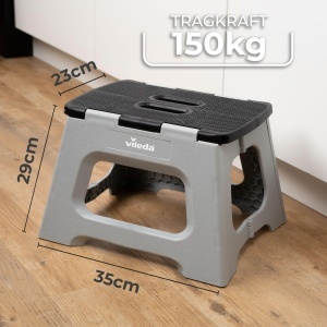 Scaun pliabil Vileda Tritthocker 23cm - capacitate 150kg, anti-alunecare - Img 2