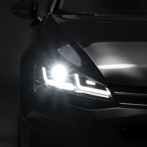 Scheinwerfer LED OSRAM LEDriving pentru VW Golf 7, Black Edition, 200 mai multa lumina - Img 3