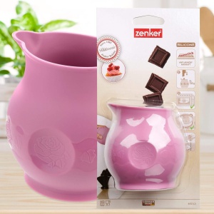 Schmelztopf pentru ciocolata FACKELMANN 44721, Silikon, 150g, roz - Img 3