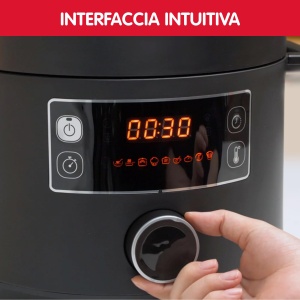 Schnellkochtopf Electric Moulinex Epic Turbo Cuisine CE7548, 1090 W, Negru - Img 3