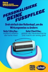 Scholl Expert Care 2-in-1 File Smooth Lila Sistem Electronic pentru Indepartarea Calozitatilor - Img 5