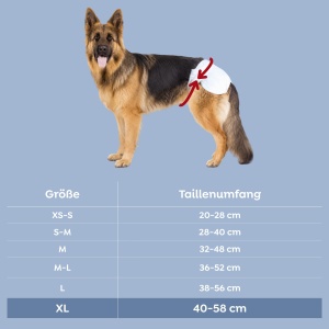 Scutece pentru caini TRIXIE Hundinnen Gr. XL, 12 buc, 40-58 cm talie - Img 3