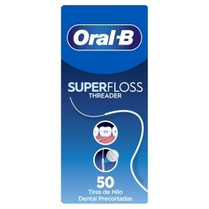 Seda dentala Oral B Superfloss, 50 bucati, utilizare zilnica, calitate premium