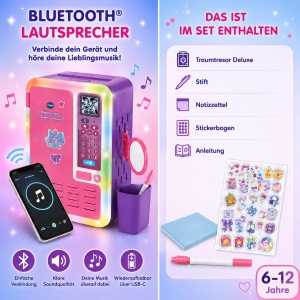 Seif pentru copii VTech KidiSecrets Traumtresor Deluxe cu 10 jocuri - Img 7
