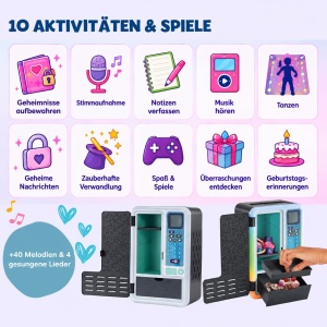 Seif pentru secrete VTech KidiSecrets Traumtresor Deluxe Negru - Img 3