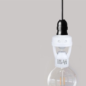 Senzor de Miscare V-TAC VT-8005 pentru Becuri E27, Transparent, 117mm - Img 3