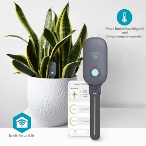Senzor de umiditate a solului Nedis BTSM1GY - Bluetooth, IP55, pentru AndroidiOS - Img 4