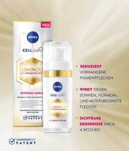 Serum Anti-Pigmenti NIVEA Cellular Luminous 630, 30 ml, pentru toate tipurile de piele - Img 2
