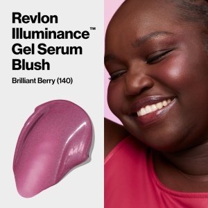 Serum Gel Blush Revlon Illuminance 140 Brilliant Berry, 11ml, Finish Stralucitor - Img 5