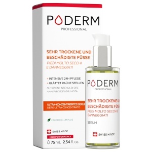 Serum pentru picioare foarte uscate si deteriorate PODERM - 100 ingrediente naturale, 24 ore hidratare - Img 1
