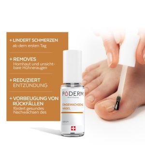 Serum pentru unghii ingrosate PODERM 8 ML Tratament natural Reducere durere si inflamatie - Img 2