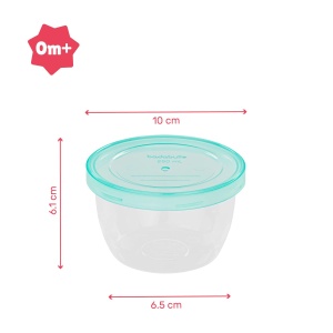 Set 12 recipiente Badabulle Badabowls 250ml ermetice compatibile cu microunde si congelator - Img 7