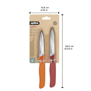 Set 2 Cutite Zyliss Classic din Otel Inoxidabil cu Protectie pentru Lama - Img 12