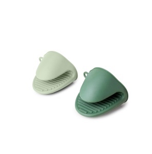 Set 2 Manusi Silikon IBILI, Hitzebestandig, Verde, 8.5 x 9 cm