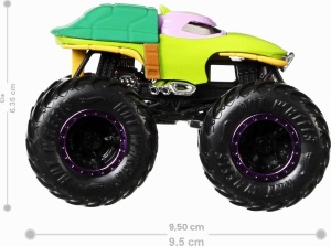 Set 2 Monster Trucks Hot Wheels Demolition Doubles, 164, cu roti uriase si detalii unice - Img 6