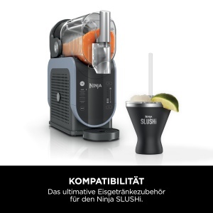 Set 2 pahare izolate pentru cocktailuri Ninja SLUSHi, 295 ml, negru - Img 3