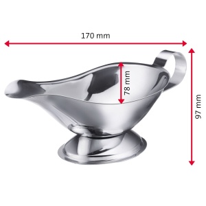 Set 2 sosiere Westmark 622722E3 120 ml inox argintiu - Img 3